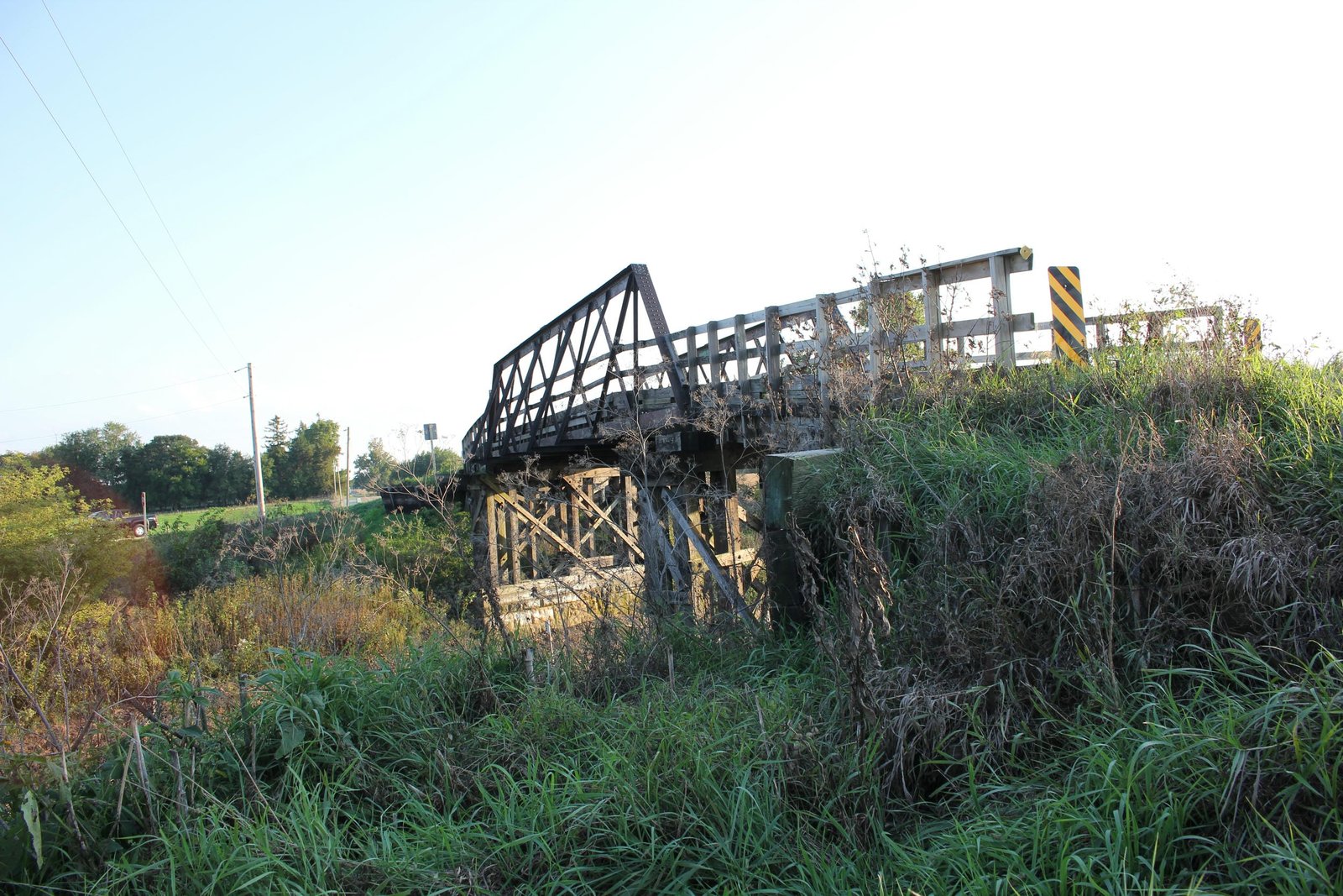 Looking south